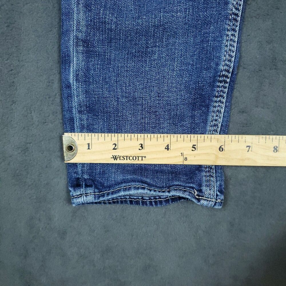 BKE Alec Skinny Jeans Mens 30x29 Blue Denim Stretch Distressed Faded Modern Fit - Picture 11 of 16